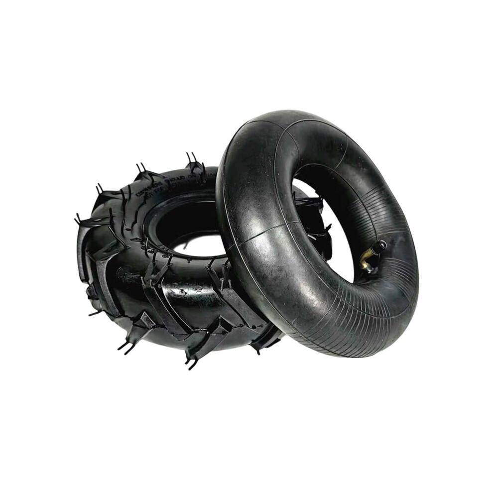 Lawn Mowers Tire Rubber Tire And Inner Tube 4.10/3.50-4 Tire 260X85 Tire Curved Nozzle Inflatable Tire 6033075696513