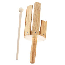 Wooden Percussion Instrument Handheld Sound Effect Instrument with Mallet for Olff Percussion Instrument