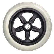 12 Inch 1/2x2 1/4 Opblaasbare Massieve Band Aluminium met Sleutelgatflens, City Cavalier Schroefdraadstijl, Kinderfietsband