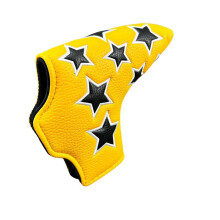 Covers PU Club Tillbehör Putter Cover Club Covers Tillbehör Gul