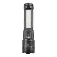 Outdoors Super Bright Flashlight Emergency Camping Hand Lamp Spotlight Focus Long Range Red and White Flashlight