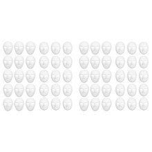 60-Pack 2 Storlekar Paper Mache-Masker Skapa Konstnärliga Hantverksprojekt Från Väggdekorationer Till Teater- och Halloweenkostymer