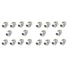 20 Pack Cat6 RJ45  Jack, Tool Less No Punch-Down Tool Required Module Coupler