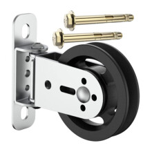 Gym Pulley Blocks,Wall Mount Fixed Pulley Wheel Rotation 180 Degree, for LAT Pulley System,for Gym Pulley System