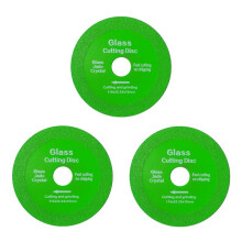 3Pcs Glass Cutting Disc Marble Saw Blade Thin Ceramic Tile Jade Wine Bottles Grinding Cutting Grind Disc Tool 115MM