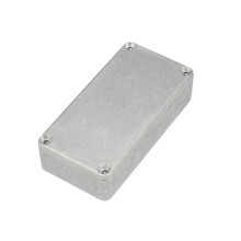 Caja de Pedales con Carcasa de Aluminio de 1590 G, 100 X 50 X 26 mm, para Proyectos de Bricolaje de Guitarra y Bajo.