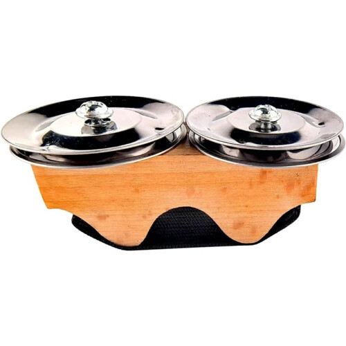 Tambourin à Doigts, Hochet, Clochette à Main pour L'Exercice