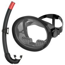 Diving Snorkel Mask Spearfishing Mask Classic Panoramic Wide View Scuba Goggles Tempered Glass Lens Wet Tube for Adult