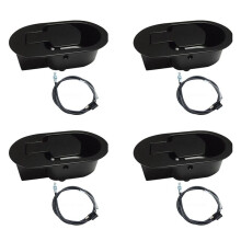 4X Poignée de Déverrouillage Du Fauteuil Inclinable avec Câble Levier de Déverrouillage Universel Du Canapé Pièces de Rechange Accessoires de la