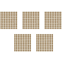 M2 x 3mm Brass Cylinder Knurled Threaded Round Insert Embedded Nuts 500Pcs