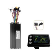 36V 48V 52V 35A 1500W BorstlöS Motorstyrenhet + S866 FäRg-LCD-Kit för Modifiering Av Elektrisk Mountainbike och Skoter