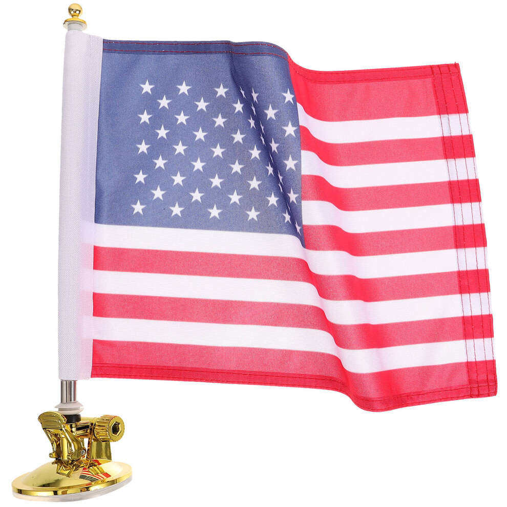 Flag Pole Stand Flagpole Bracket Car Mount Holder For Cars Wall 3354139748805