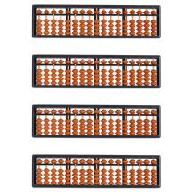 4X Plast Abacus Arithmetic Abacus Kids Beräkningsverktyg 17 Siffror