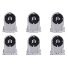 6X T8 Fluorescent Lighting Socket Lamp Holder