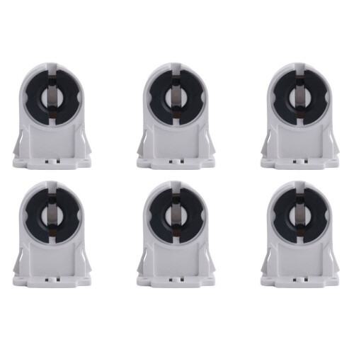 6X T8 Fluorescent Lighting Socket Lamp Holder