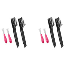 8 PZ Strumento per la Pulizia Della Spazzola per Capelli Pettine per la Pulizia Spazzola per Capelli per Capelli Rastrello per Rimozione Della