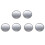6 Pcs Round Stick- Convex Blind Spot Mirror Set 2