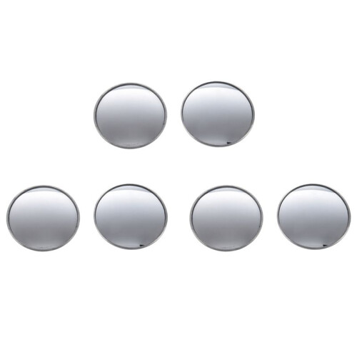 6 Pcs Round Stick- Convex Blind Spot Mirror Set 1