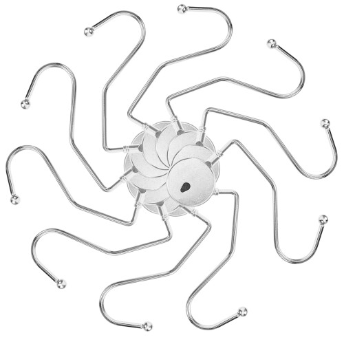 Handbag Hanger Hook Purse Hook Hanger 10pcs Silver To School