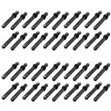 40 Pcs 100N for Washing Machine Washer Front Load Part Black Plastic Shell Home Appliances Accessories