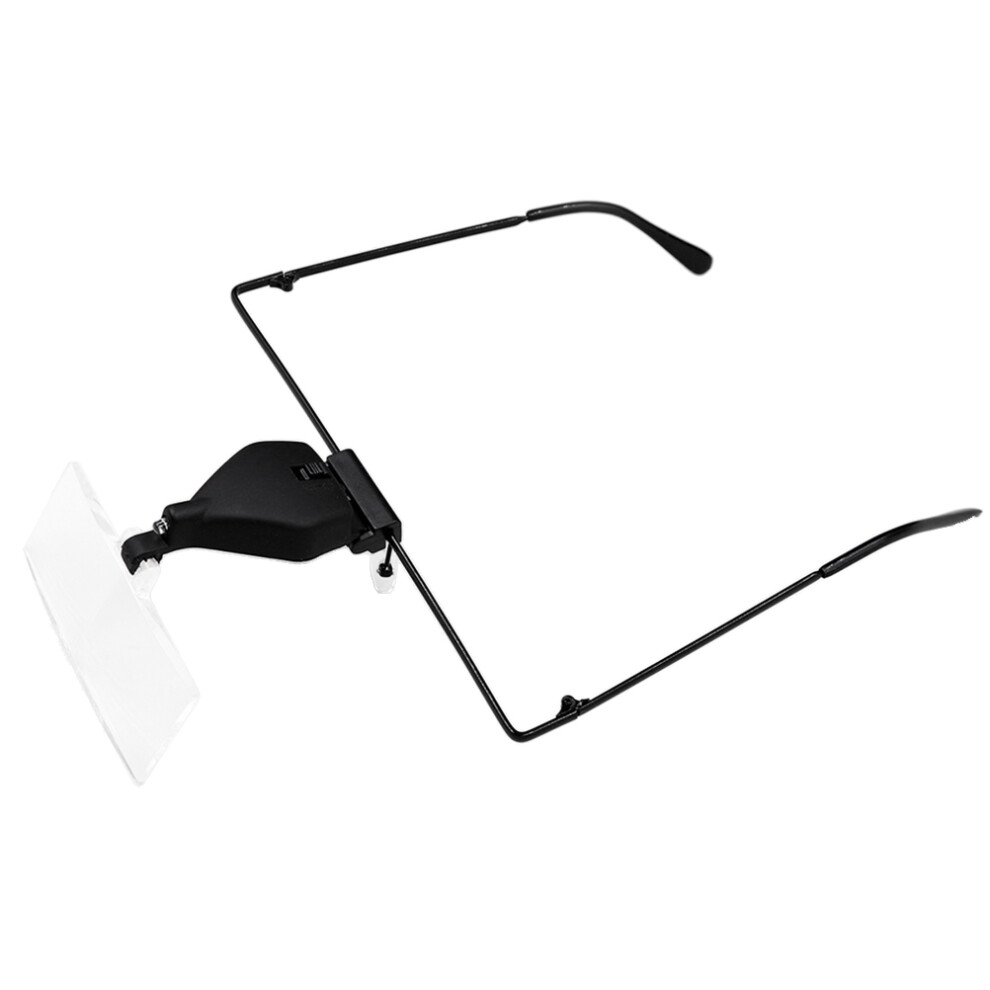 Aboofan Led Light Magnifying Glasses Black Head Mounted Hands Free