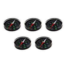 5 Stücke 40mm Klare Fluessigkeit Gefuellte Camping Kompass Wandern Outdoor Pfadfinder Ausstattung