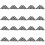 400 Pcs Black Plastic 25mm Dia Blanking End Caps Round Tube Insert 1