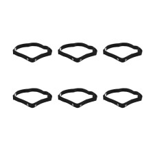 6X Chest Belt Strap for Polar Wahoo  for Sports Wireless Heart Rate Monitor,Black