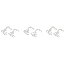 30Pcs Fashion Clear Elastic Plastic Women's Sandals Show Holder Shoe Display Stand Rack