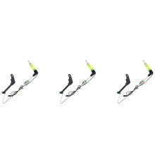 3X Carpa de Pesca Mecedor Percha de Alarma de Mordedura de la Pesca Indicador Luminoso LED Herramientas de Pesca Duradero de Pesca 2
