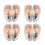 4X Side Wing Mirror Light for  Master  for  Movano for  NV400 2010 2011 2012 2013 2014-2018 1