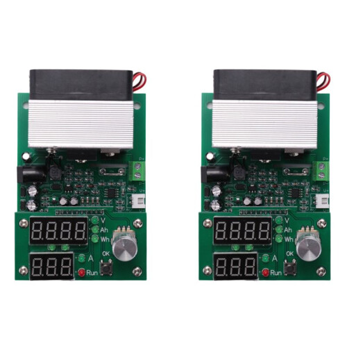 2X 60W Constant Current Electronic Load Module Discharge Battery Capacity Tester Board 9.99A 30V 1