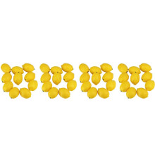 80 Pcs Artificial Lemons Fake Lemons Faux Lemons Fruits in Yellow 3 Inch Long x 2 Inch Wide