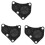 3X Cover Plate Engine Block 11537583666 for  E46 E60N E81 E82 E83 E84 OE88 1