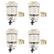4X R12T Marine Fuel Filter Water Separator Crude Oil-Engine for Racor 140R 120AT S3240 NPT ZG1/4-19 Car Combo Filter