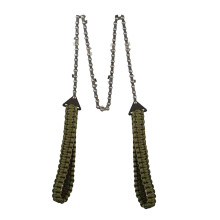 1St Handzame Stalen Zakzaagketting Groen Voor Outdoor Overleving