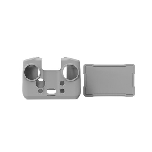 For  4 Pro Remote Control Silicone Protective Case Body+Screen Protector for RC Pro 2 Accessories Grey