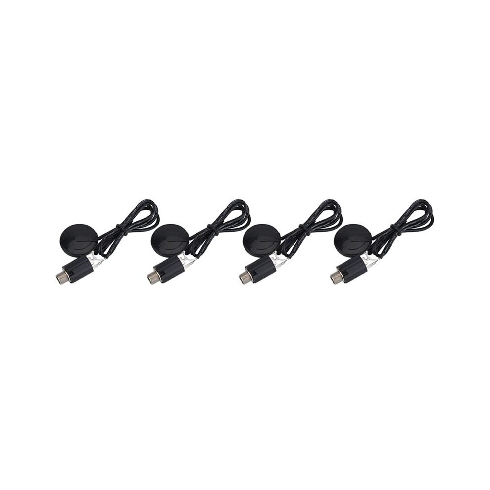 4X Acoustic Guitar Pickup Piezo Transducer For Guitar Violin Ukulele Mandolin Black 6032340296410