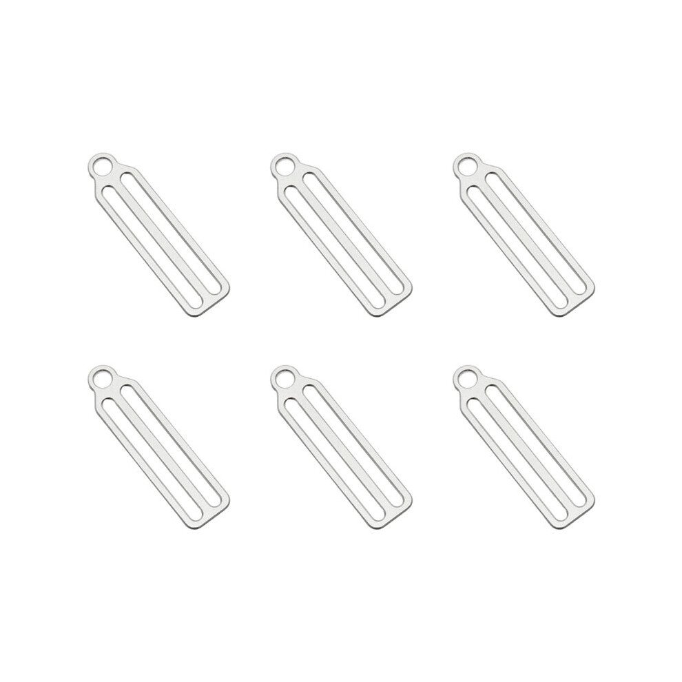 6X Scuba Diving Tech Diving Sidemount Bcd Fixing Buckle Rope Retainer For 2Inch Webbing Diving Accessories 4711122510310