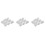 Furniture Cabinet Fastener Corner Braces Angle Brackets White 30Pcs 1