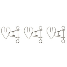 3X Heartbreak Wire Brain Teaser Metal Puzzle