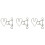 3X Heartbreak Wire Brain Teaser Metal Puzzle 1