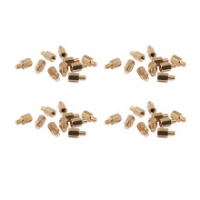 40 Pcs PC PCB Motherboard Brass Standoff Hexagonal Spacer M3 6+4mm