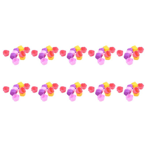 100 x Silikon Rose Muffin Plaetzchen Becher Kuchen Backen Form