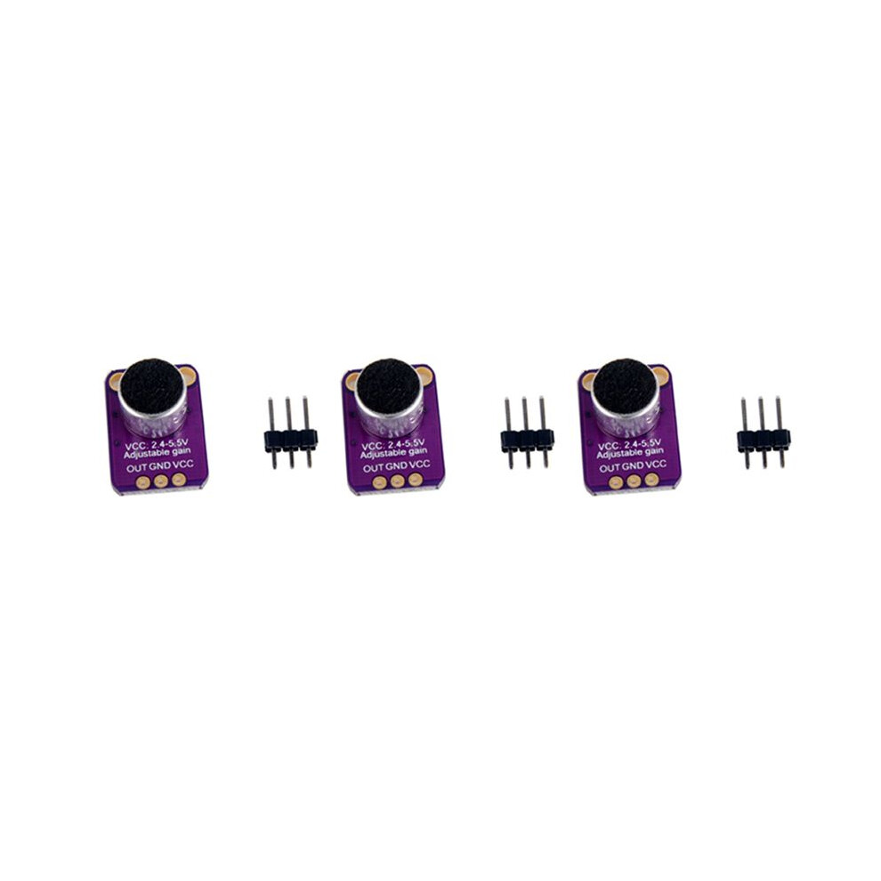 3X Gy-Max4466 Electret Microphone Amplifier Sensor With Adjustable Gain 4711212557591