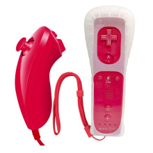Gamepad para Consola / U, Control Remoto Inalámbrico con Motion , Nunchuck y Correa de Muñeca A