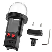 Cage Étanche pour OSMO Pocket 3, Boîtier de Plongée 80 M, Cadre de Protection, Coque de Protection, Base Magnétique à Dégagement Rapide.