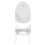 1Pc Wall Ironing Board Rack White Pbt Material Home Wall Mount Holder 1