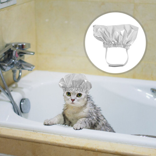 Pet Douchecap Waterdicht Herbruikbaar Met Verstelbare Band 2