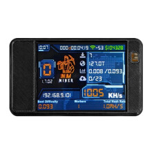 NMMiner NerdMiner Upgrade 992 KH/S Hashrate ESP32-2432S028 2.8In Display CYD Colorful Case Bitcoin Crypto Solo Lottery A